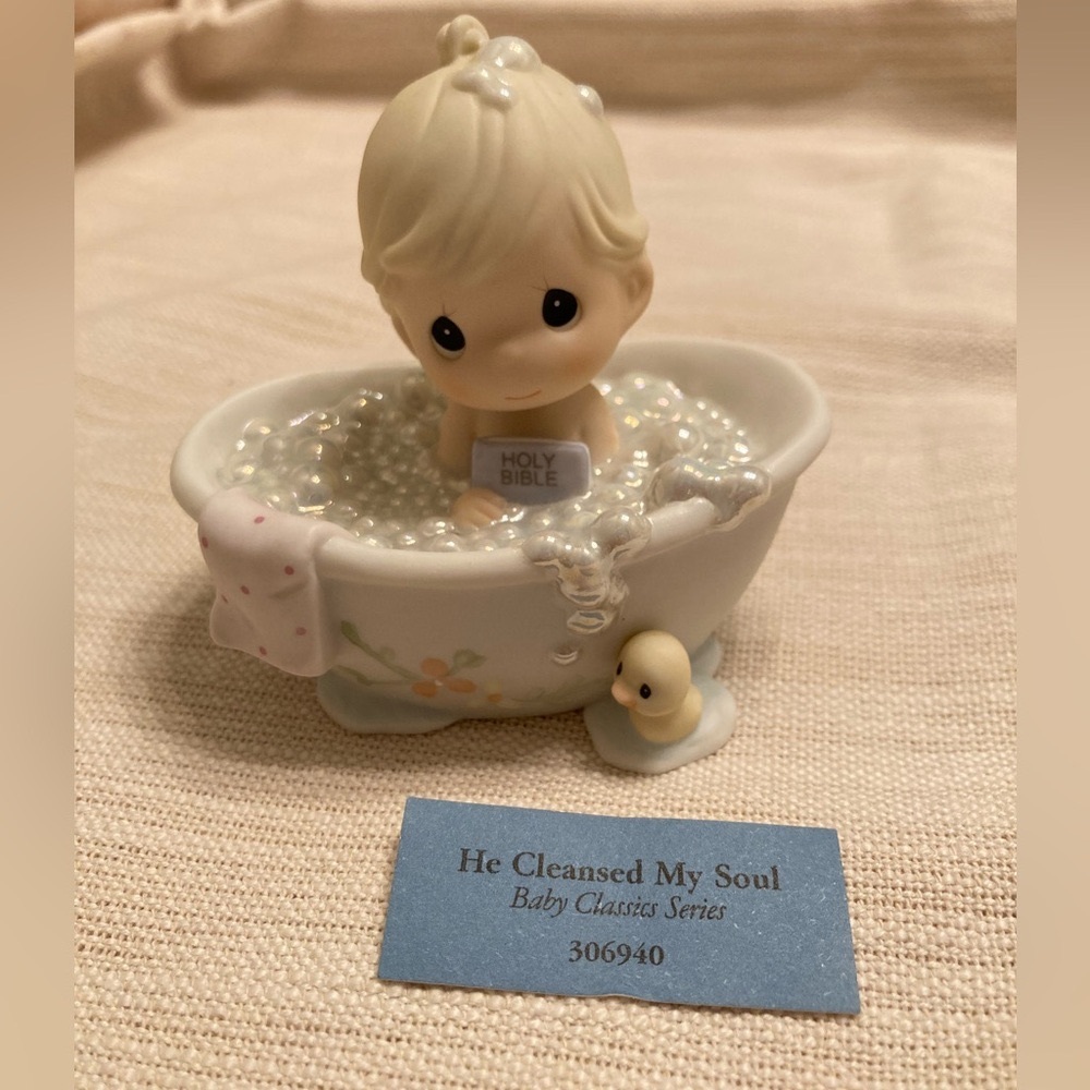 Vintage: Precious Moments “He cleansed my soul” 1997